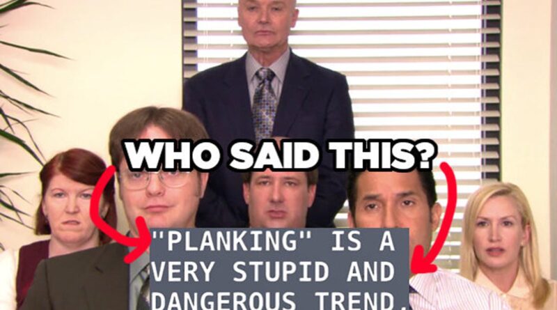 The Office Who Said It Quiz